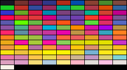 paleta de color
